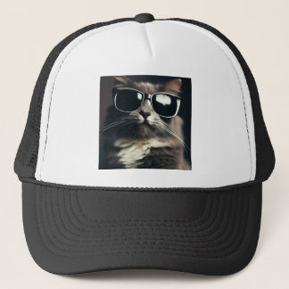 Cool Cat Trucker Hat