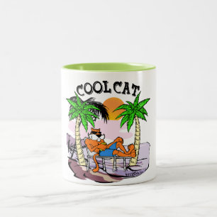 Cool Cat Two-Tone Coffee Mug
