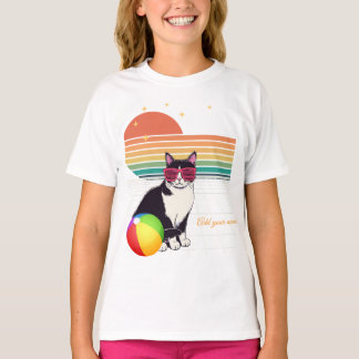 Cool Cat Vibes at Sunset T-Shirt