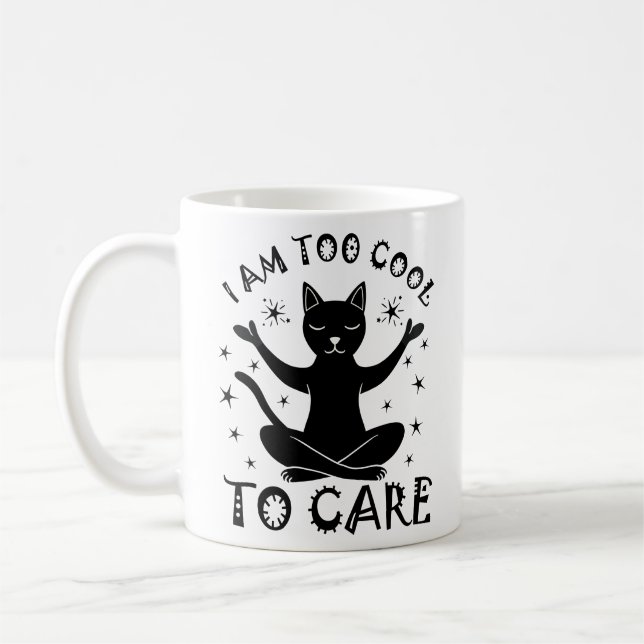 Cool Cat Vibes Coffee Mug (Left)