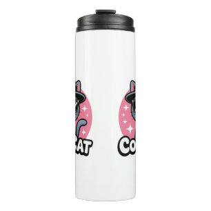 Cool Cat Vibes Thermal Tumbler
