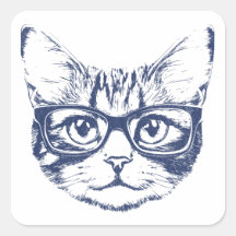 Cool Cat with Glasses 