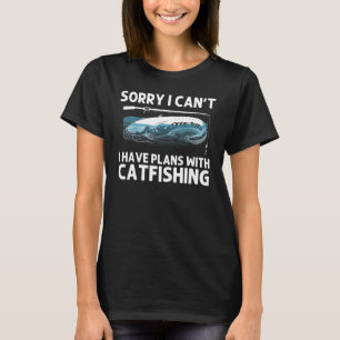 Cool Catfish Fishing For Men Women Catfishing Rod  T-Shirt
