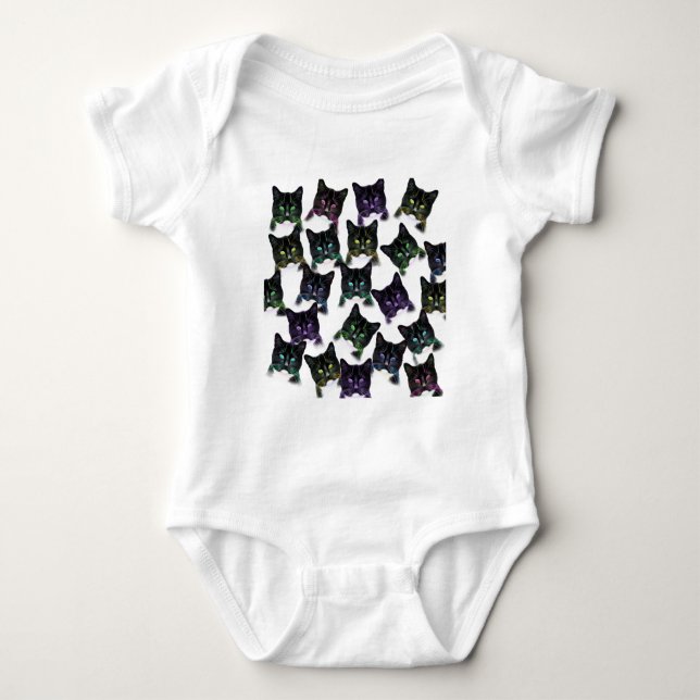 Cool Cats Baby Bodysuit (Front)