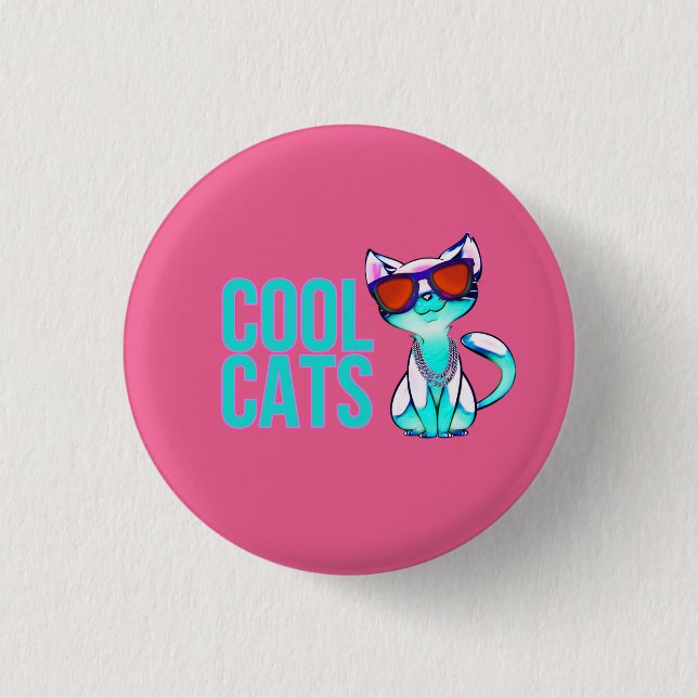 Cool Cats button (Front)