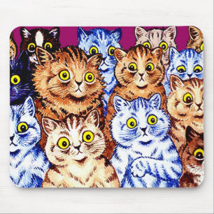 Cool Cats by Louis Wain Mouse Pad