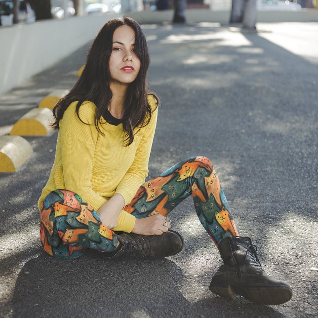 Cool Cats Colourful Leggings (Cool Cats Colorful Leggings)