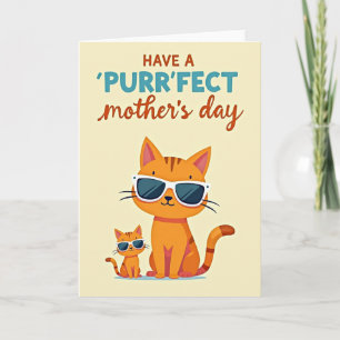 Cool Cats Mothers Day Card