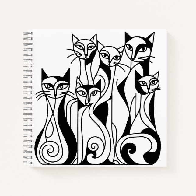 Cool Cats Notebook (Front)