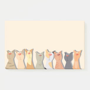 Cool Cats Post-it Notes