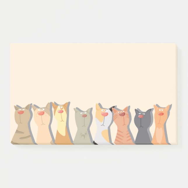 Cool Cats Post-it Notes (Front)