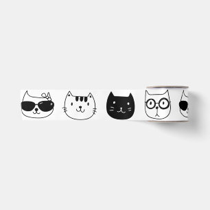 Cool Cats Satin Ribbon