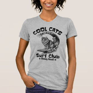 Cool Cats Surf Club Meowy Hawaii Vintage T-Shirt
