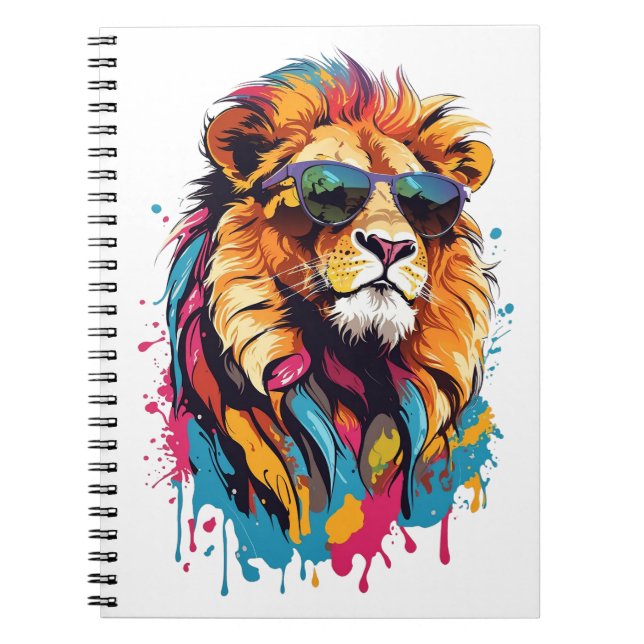 Cool Cats: The Lion Notebook (Front)