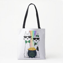 Cool Cats with Pot of Gold