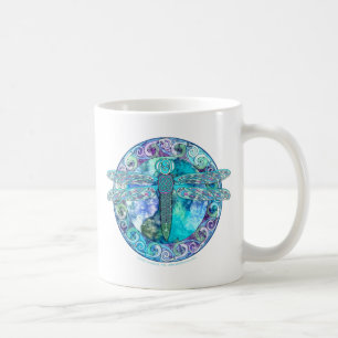 Cool Celtic Dragonfly Coffee Mug
