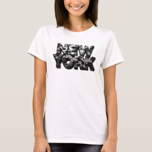Cool Charcoal NEW YORK Slogan Tee