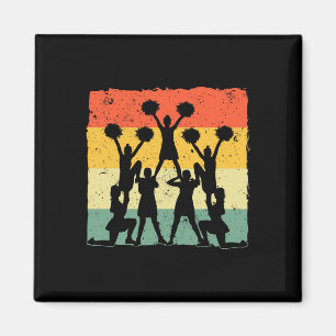 Cool Cheerleader Art Men Women Cheerleading Cheer  Magnet