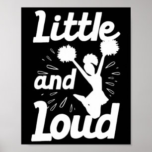 Cool Cheerleader Art Teens Girls Cheerleading Chee Poster