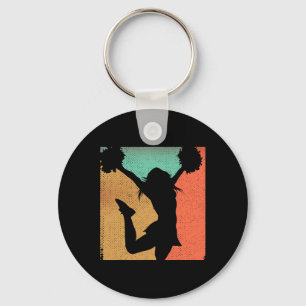 Cool Cheerleading Art For Men Women Cheerleader Ch Key Ring