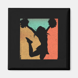 Cool Cheerleading Art For Men Women Cheerleader Ch Magnet
