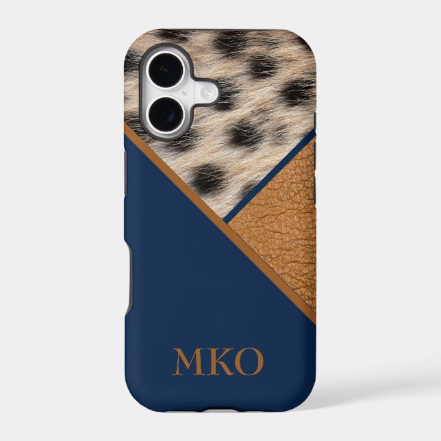 Cool Cheetah Monogrammed (Back)