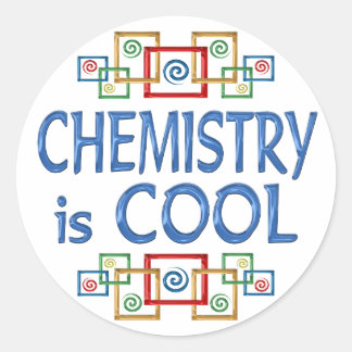Cool Chemistry Classic Round Sticker