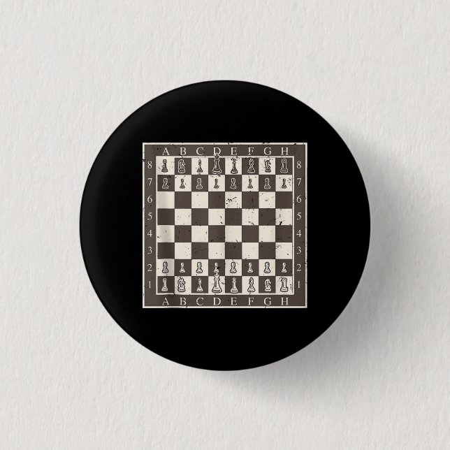 Cool Chess Board Halloween Costume  Funny Lazy 3 Cm Round Badge (Front)