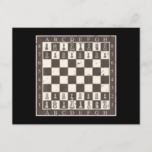 Cool Chess Board Halloween Costume  Funny Lazy DIY Announcement Postcard