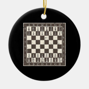 Cool Chess Board Halloween Costume  Funny Lazy DIY Ceramic Ornament