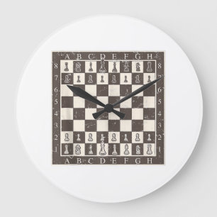 Cool Chess Board Halloween Costume  Funny Lazy DIY Large Clock