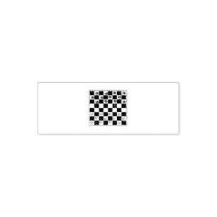 Cool Chess Board Halloween Costume Funny Lazy DIY Self-inking Stamp