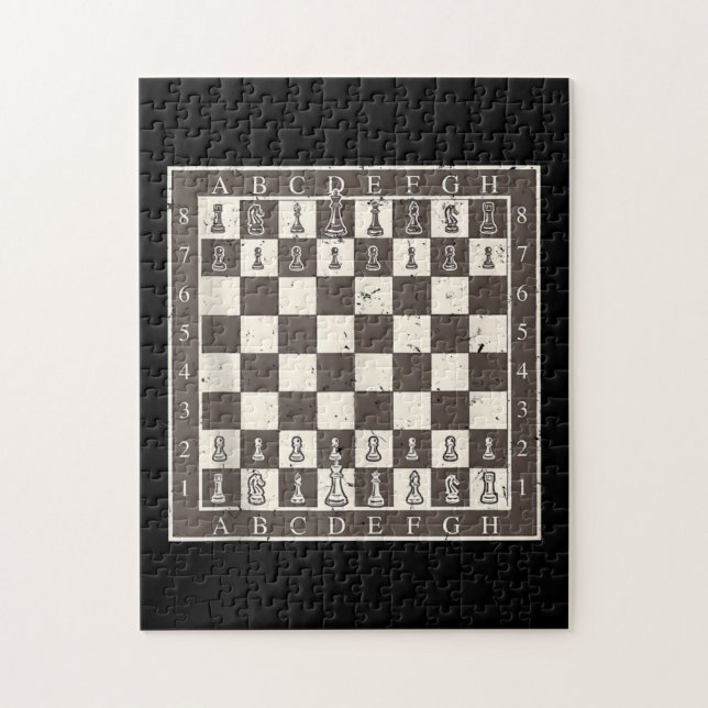 Cool Chess Board Halloween Costume  Funny Lazy Jigsaw Puzzle (Vertical)