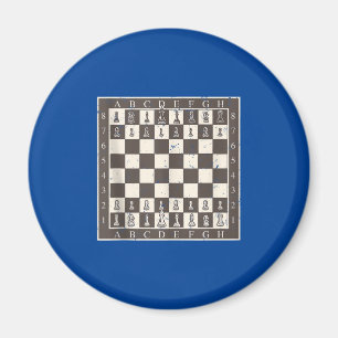 Cool Chess Board Halloween Costume  Funny Lazy Magnet