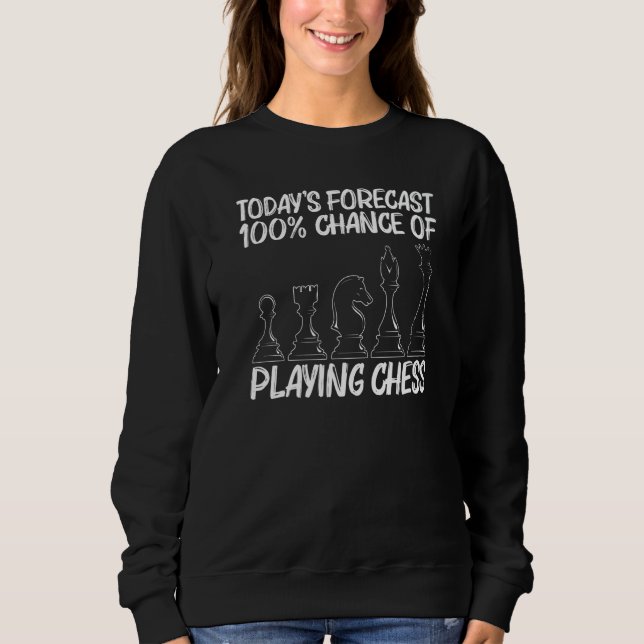 Cool Chess For Men Women King Queen Rook Knight Pa Sweatshirt (Front)