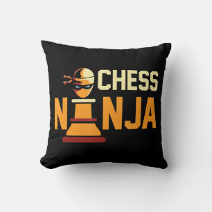 Cool Chess Ninja Chess Lovers Gift Cushion