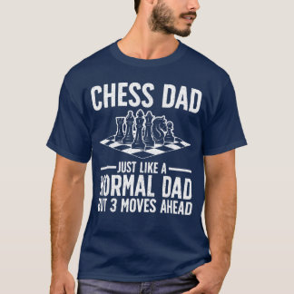 Cool Chess Player Art for Men Dad Knight Chess Lov T-Shirt