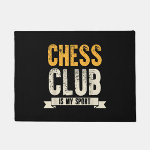 Cool Chess Player Lover Birthday Gift Chess Club Doormat