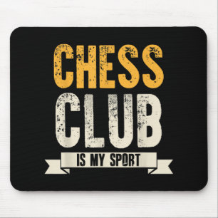 Cool Chess Player Lover Birthday Gift Chess Club Mouse Pad