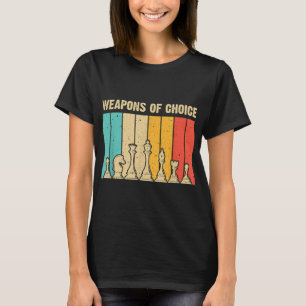 Cool Chess Players Art For Men Women Board Game Ch T-Shirt