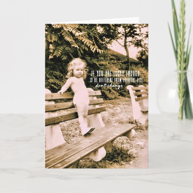 COOL CHICK Greeting Card (Front)