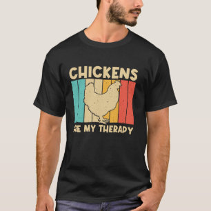 Cool Chicken Art For Men Women Chicken Lovers Roos T-Shirt