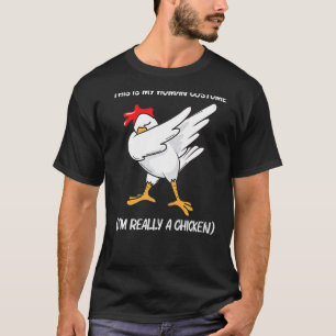 Cool Chicken For Men Women Dabbing Domestic Fowl P T-Shirt