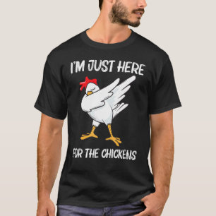 Cool Chicken For Men Women Dabbing Domestic Fowl P T-Shirt