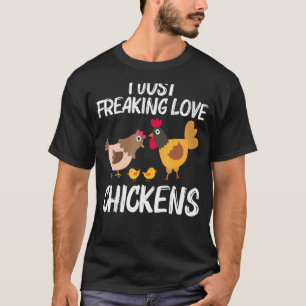 Cool Chicken For Men Women Rooster Hen Chicks Poul T-Shirt