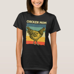 Cool Chicken Mum For Women Chicken Farmer Poultry T-Shirt