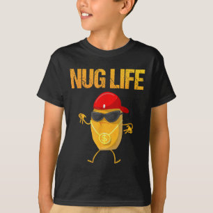 Cool Chicken Nugget Art For Boys Kids Chicken Nugg T-Shirt