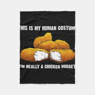 Cool Chicken Nuggets For Men Women Nugget Food Lov Fleece Blanket