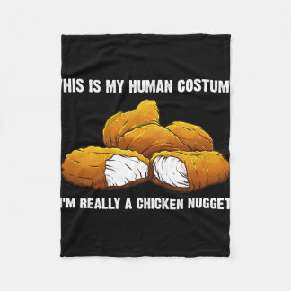 Cool Chicken Nuggets For Men Women Nugget Food Lov Fleece Blanket