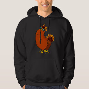 Cool Chicken With Sunglasses Hoodie